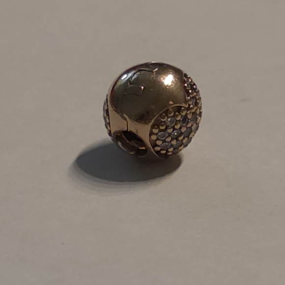 PANDORA LOVE OF MY LIFE ROSE GOLD CHARM ALE 925 - Picture 8 of 9